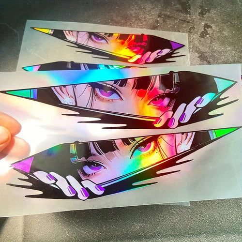 1Pair JDM Anime Stickers Waterproof fatbikemaster
