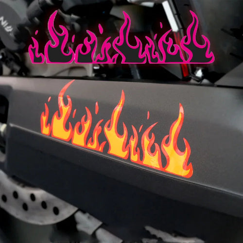 1PC Fire Sticker Waterproof fatbikemaster